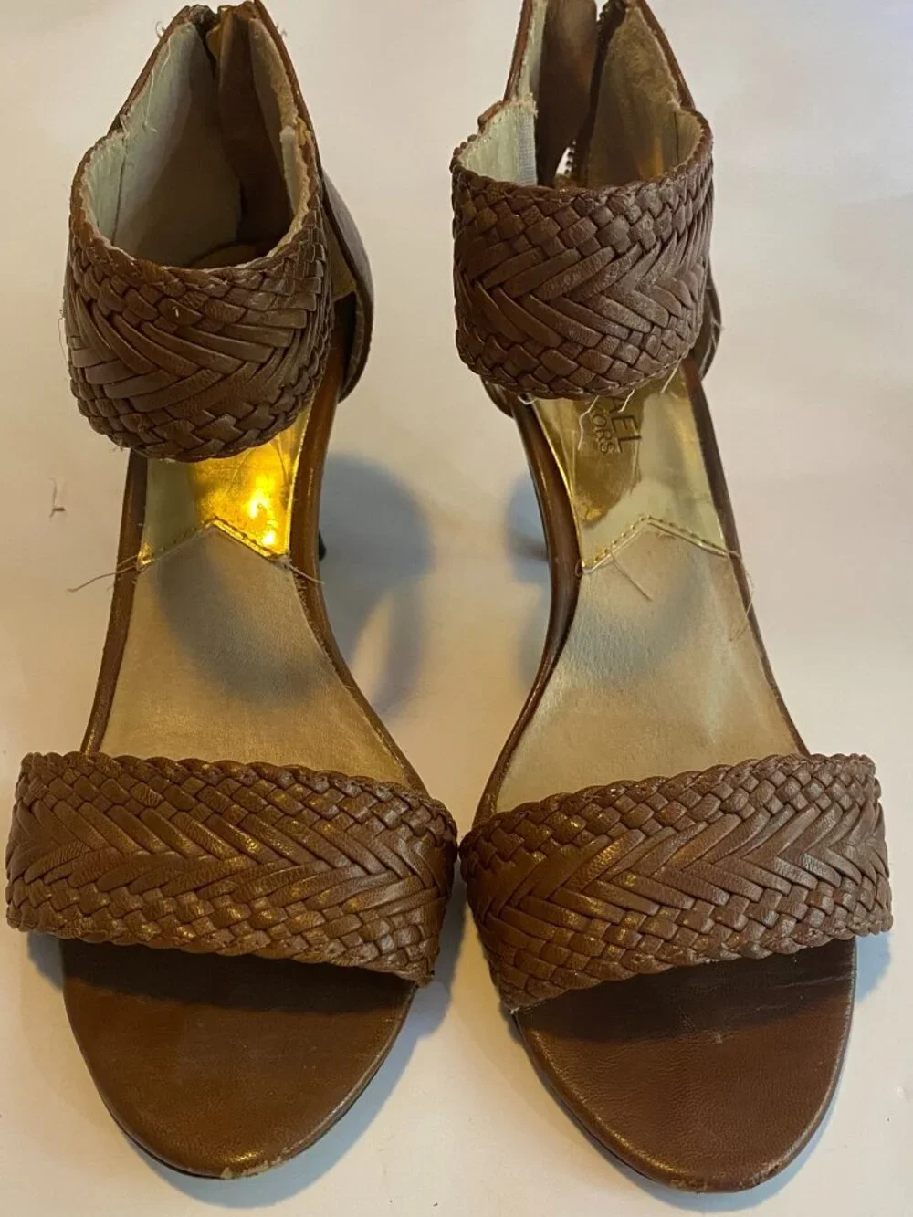 Michael Kors leather heeled sandals